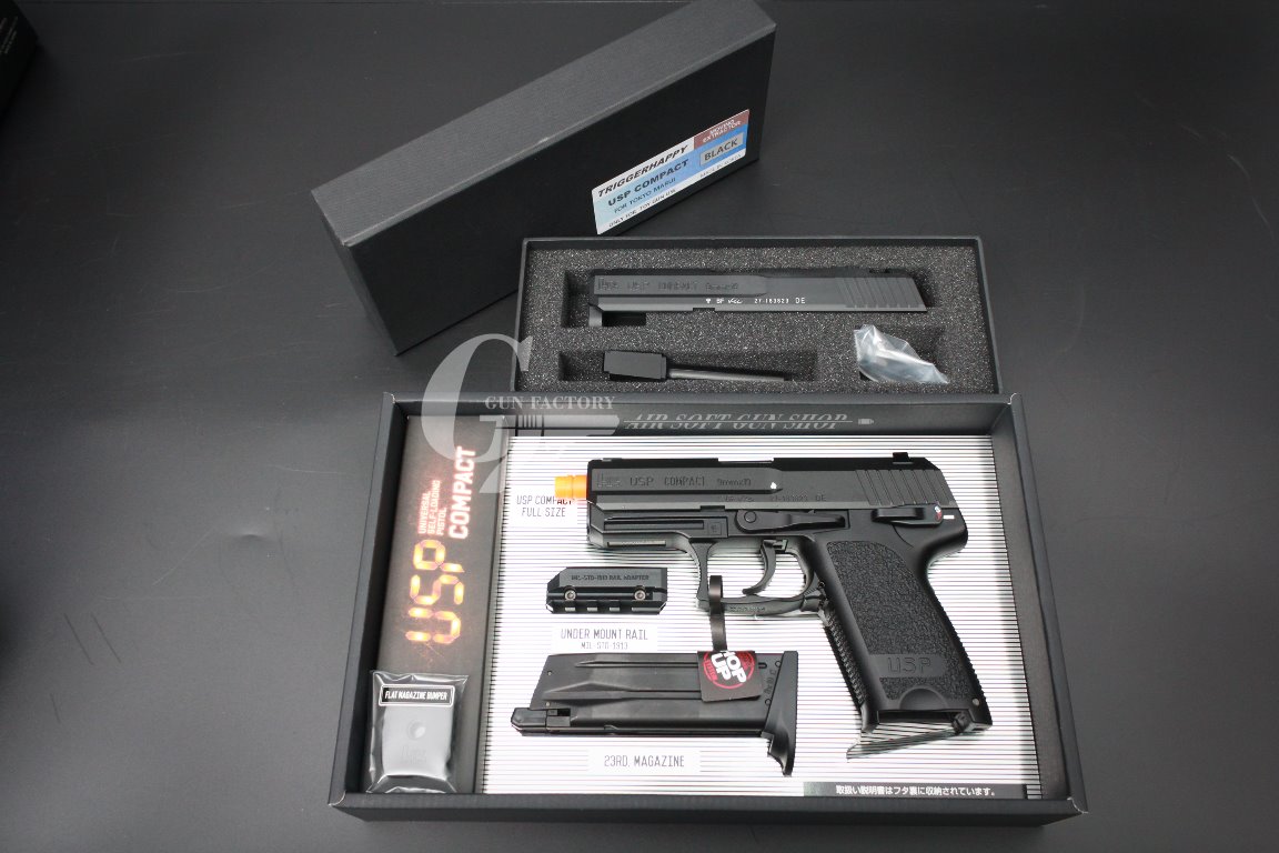 MARUI Glock USP Compact + TH/Detonator USP Compact  Slide set [커스텀 의뢰]