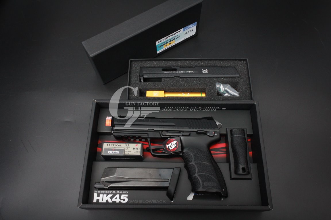 MARUI HK45 + TH/Detonator HK45  SAI Slide set [ 커스텀 의뢰]