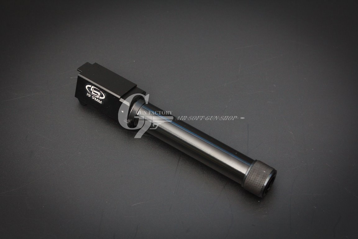 TH/Detonator Glock 19 Stormlake  [ For Marui / -14mm ] [Black]